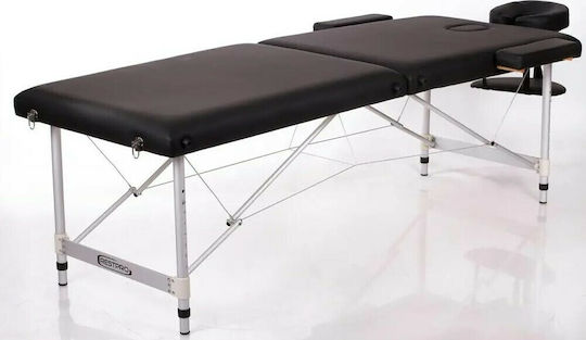 Rest Pro ALU 2 S Легло Масаж и Физиотерапия Портативно/Сгъваемо Черен от Алуминий 175x55см.