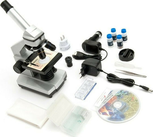 Bresser Junior Set Biological Educational Monocular Microscope USB 40-1024x