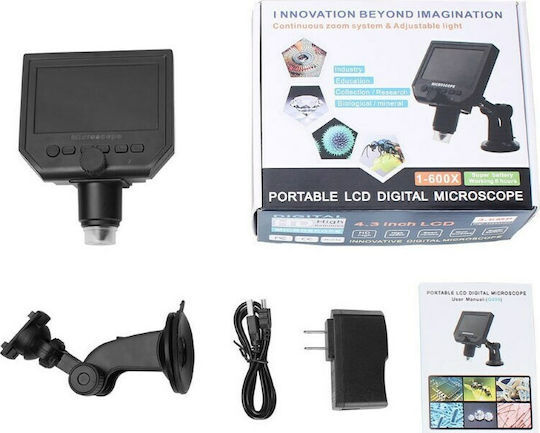 KKmoon G600 Digital with Monitor Microscope 1-600x