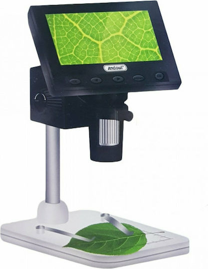 Andowl Digital Educational with Monitor Microscope USB 1000x