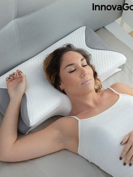 InnovaGoods Anatomic Polyester Bed Pillow 36x62x14cm