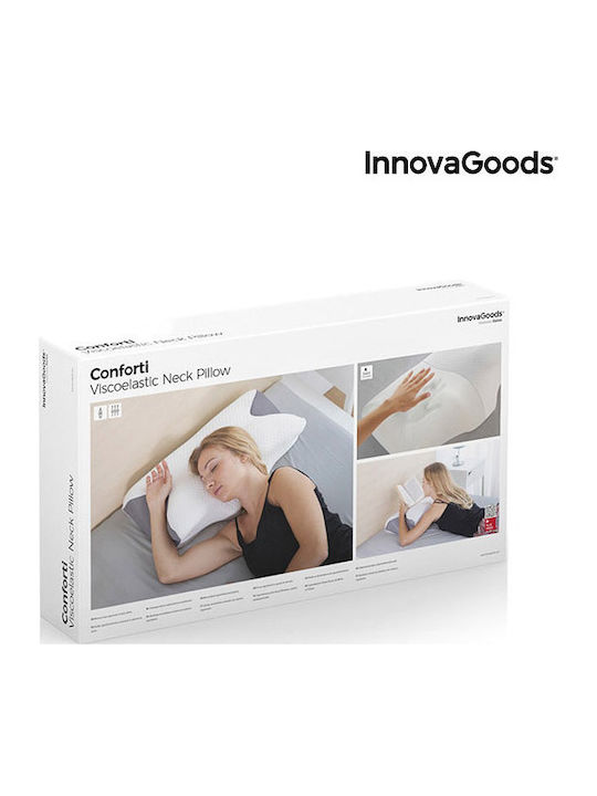 InnovaGoods Anatomic Polyester Bed Pillow 36x62x14cm