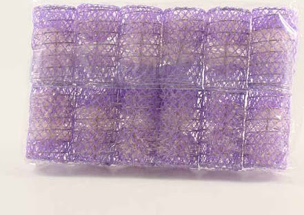 Lotus Rollers Wire Mesh Roller 35mm in Purple Color 12pcs