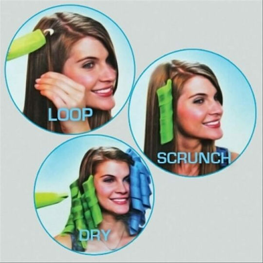 Hair Wavz Extra Lange Mehrfarbige Haarwickler 16 Stück