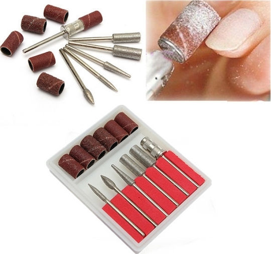 Eurostil Inox Nail Drill Bit Set Safety 6 Pieces