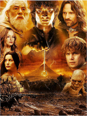 Lord of the Rings Mount Doom Puzzle 2D 1000 Pieces