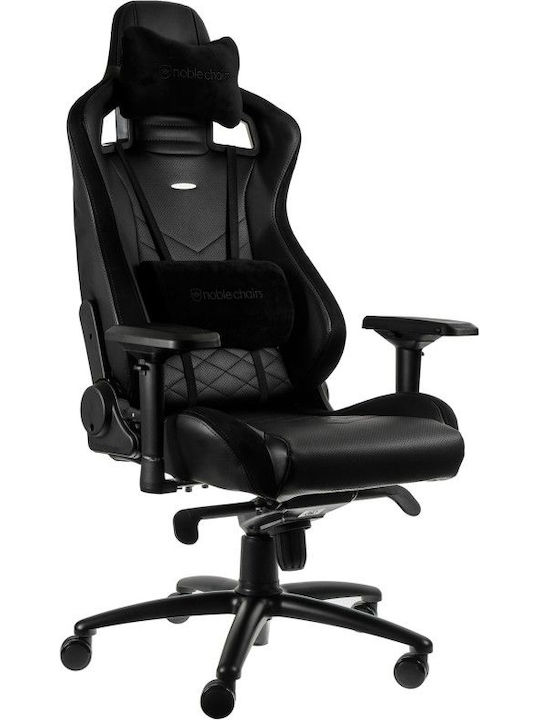 Noblechairs Epic Καρέκλα Gaming Δερματίνης με Ρυθμιζόμενα Μπράτσα Μαύρη