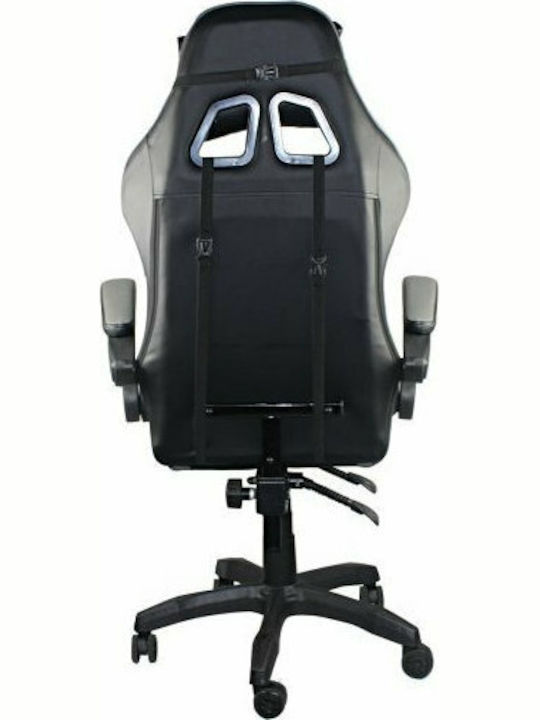 Woodwell BF7850 Artificial Leather Gaming Chair Black / Gray