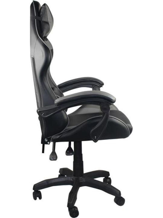 Woodwell BF7850 Artificial Leather Gaming Chair Black / Gray