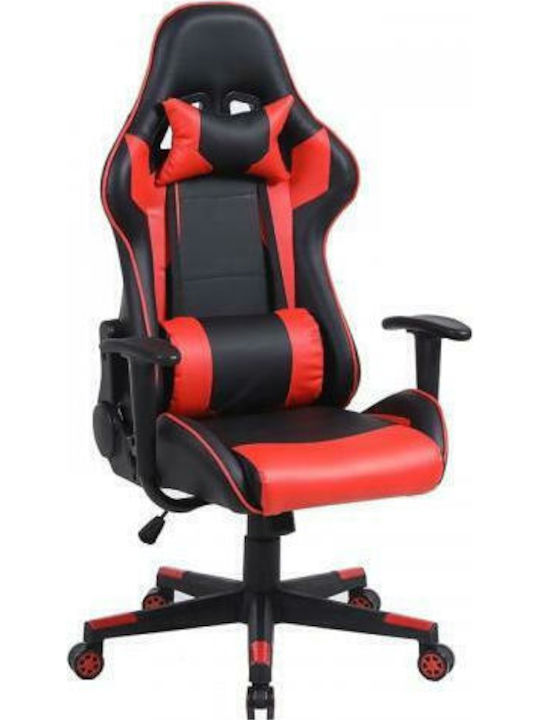 Zita Plus A6250 Καρέκλα Gaming Δερματίνης Μαύρο/Κόκκινο