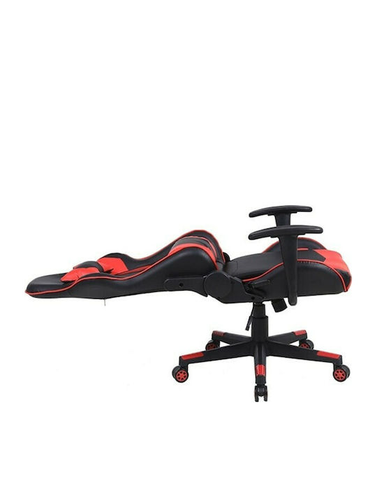 Zita Plus A6250 Καρέκλα Gaming Δερματίνης Μαύρο/Κόκκινο