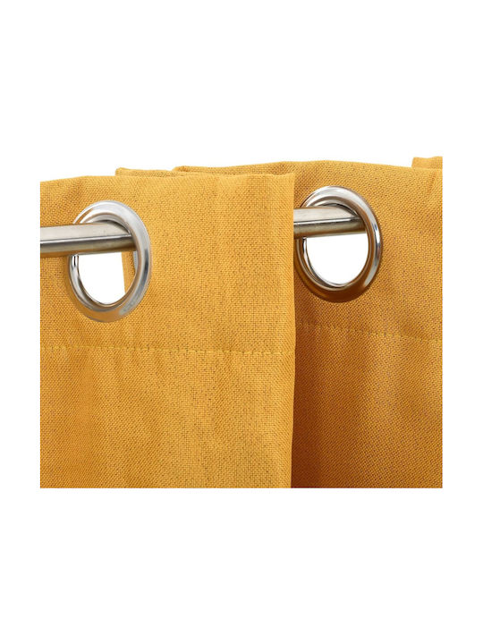 vidaXL vidaXL Vorhänge Fenster mit Grommet Gelb 140x175cm