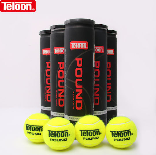 Teloon Pro Pound 85252 Mingi Tenis Turneu 4buc
