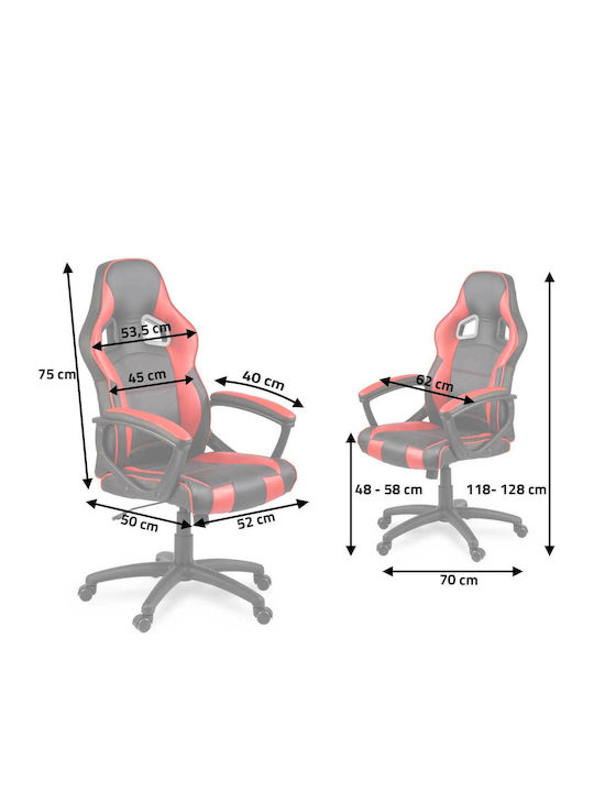 Sofotel Sofotel Surmo Καρέκλα Gaming Δερματίνης Μαύρη