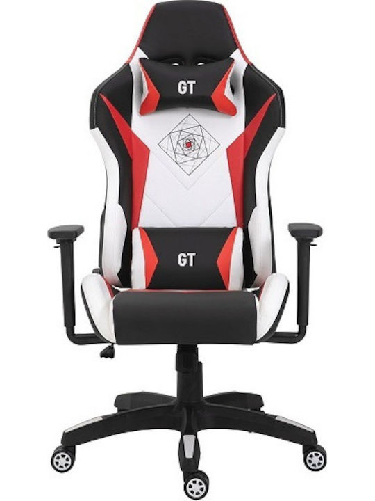Varossi Brenda Καρέκλα Gaming Δερματίνης με Ρυθμιζόμενα Μπράτσα Μαύρο/Κόκκινο