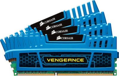 Corsair Vengeance 16ГБ DDR3 RAM с 4 модула (4x4GB) и Скорост 1600 за Настолен компютър