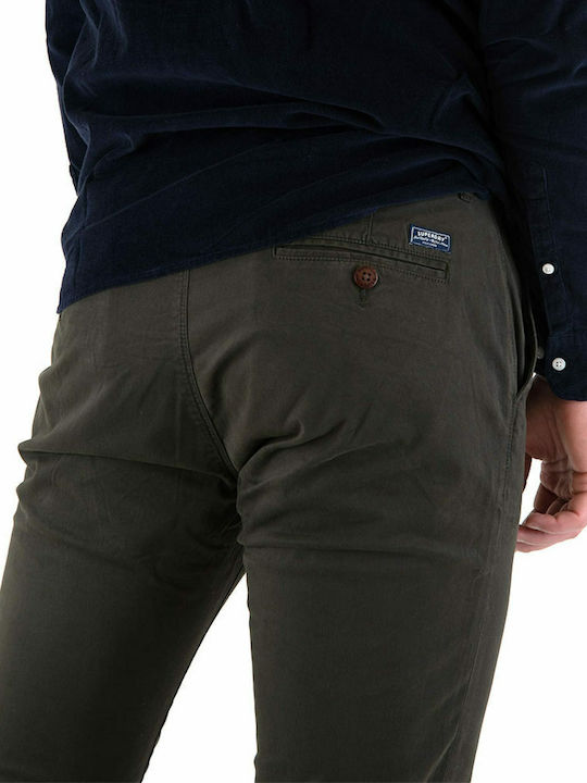 Παντελόνι Chino Ελαστικό σε Slim Εφαρμογή Χακί