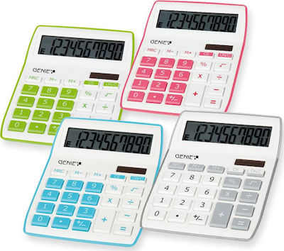 Genie 840 Calculator 10 Digits in Pink Color