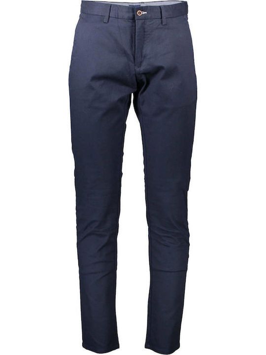Trousers Chino Elastic in Slim Fit Blue
