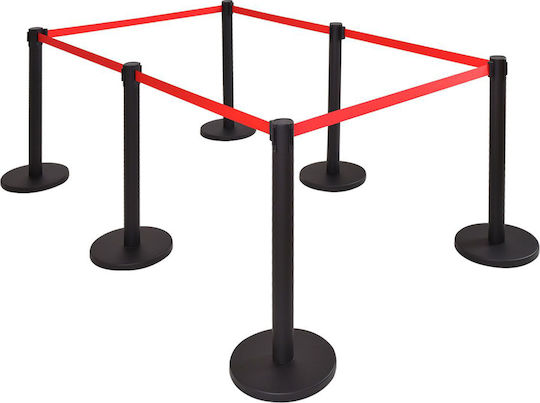 Next Systems Safety Barrier Post BR-200 Red Rope 2mx91cm BR-200