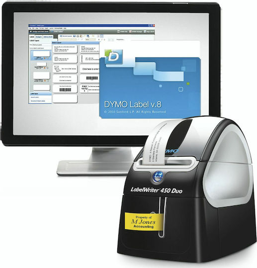 Dymo Label Printer Thermal & Direct Transfer USB, Ethernet 600 dpi