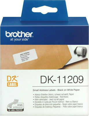 Brother 800 Autocolante Autoadezive pe Rolă pentru Imprimantă de Etichete 62x29mm 1buc