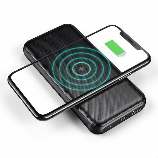 Choetech B650 Power Bank 10000mAh 18W με Θύρα USB-A και Θύρα USB-C Quick Charge Μαύρο