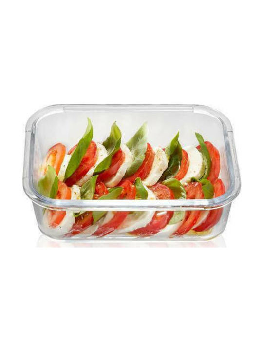 Gefu Milo Lunchbox Glas Silber Geeignet für die Mikrowelle 1000ml 1Stück