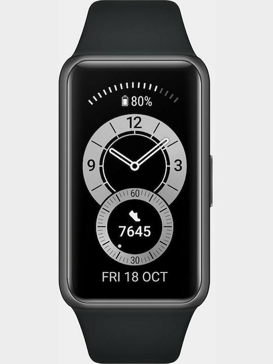 Huawei Band 6 Wasserdicht mit Pulsmesser Graphite Black