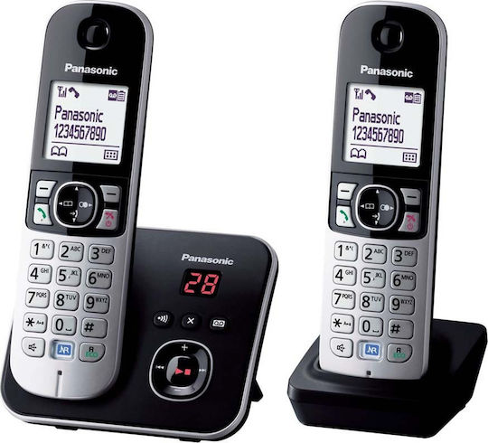 Panasonic KX-TG6822 Безжичен Телефон Черен