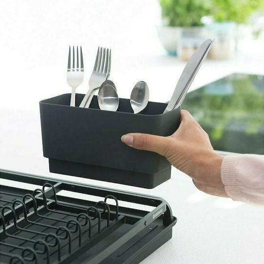 Brabantia Στραγγιστήρι Νεροχύτη Πλαστικό Γκρι 50x39x14.2cm