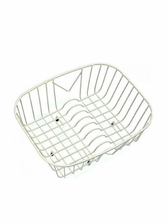 Sanitec Νο 12 Στραγγιστήρι Γούρνας Inox Ασημί 40x32cm