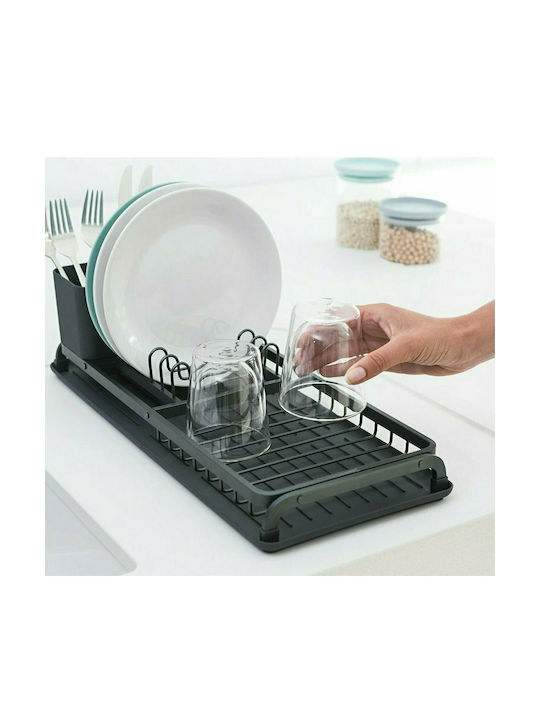 Brabantia Στραγγιστήρι Νεροχύτη Μεταλλικό Γκρι 46x20x20cm
