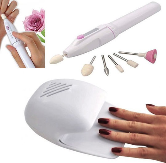 GW GW Nail Polish Curing Lamp UV / LED Set Battery 3W White
