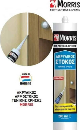 Morris Acryl-Silikon für Holz Weiß 280ml