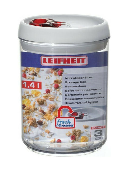 Leifheit Fresh & Easy Box General Use with Airtight Lid Plastic Transparent 1400ml