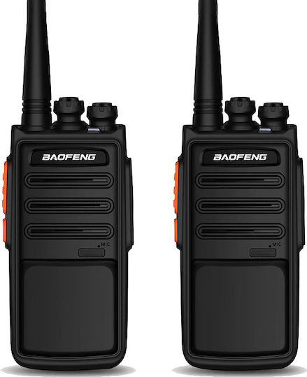 Baofeng BF-Q8 Walkie Talkie 10W χωρίς Οθόνη Σετ 2τμχ