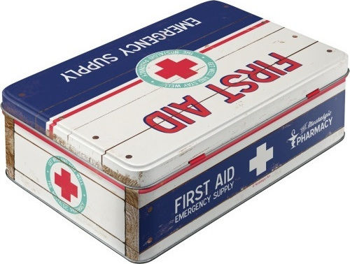Nostalgic Art First Aid II Κουτί Γενικής Χρήσης με Καπάκι Μεταλλικό