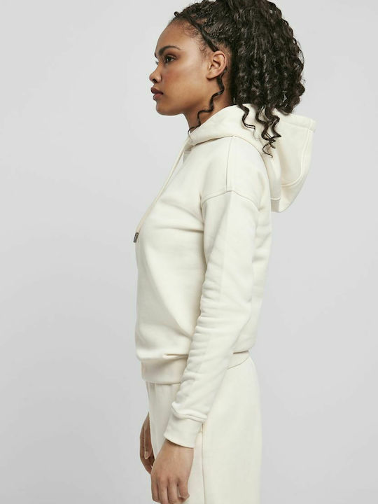 Women's Sweatshirt Hooded White Sand