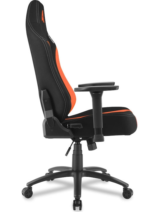 Sharkoon Skiller SGS20 Fabric Καρέκλα Gaming Δερματίνης με Ρυθμιζόμενα Μπράτσα Μαύρο/Πορτοκαλί