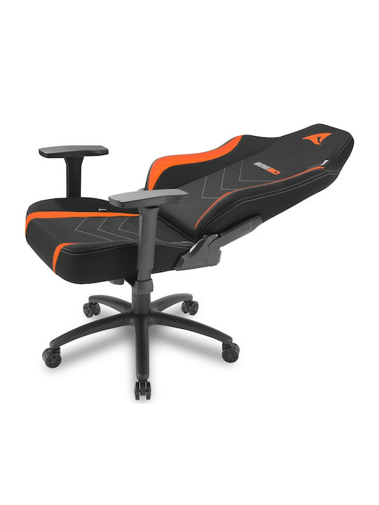 Sharkoon Skiller SGS20 Fabric Καρέκλα Gaming Δερματίνης με Ρυθμιζόμενα Μπράτσα Μαύρο/Πορτοκαλί