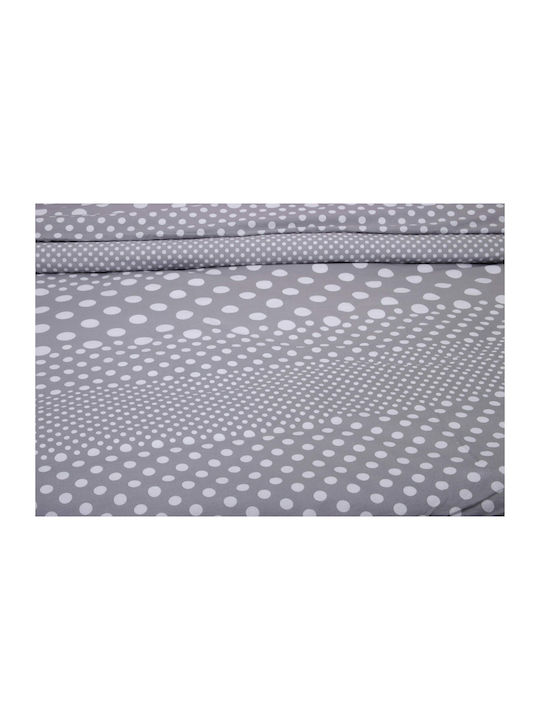 Anna Riska Mix & Match Σεντόνι Υπέρδιπλο με Λάστιχο 160x200+25εκ. 26 Γκρι