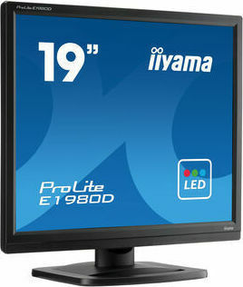 Iiyama ProLite E1980D-B1 TN Monitor 19" 1280x1024 cu Timp de Răspuns 5ms GTG