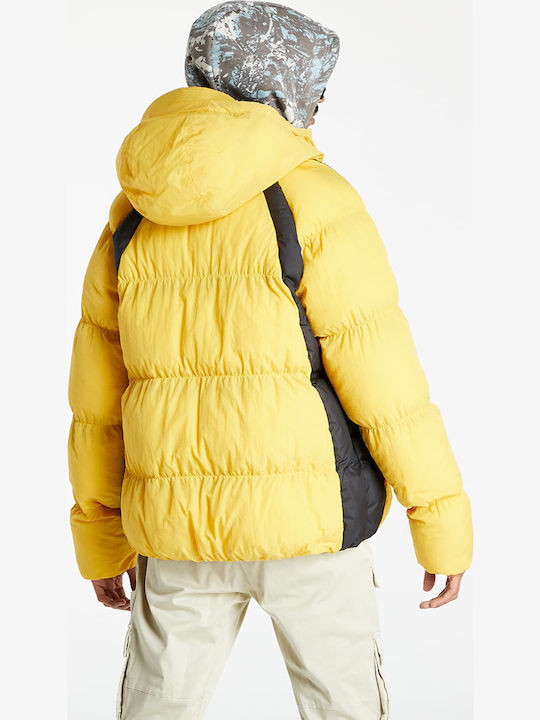 Winter Jacket Puffer Windproof Yellow