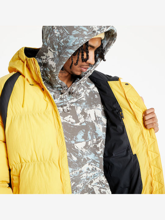 Winter Jacket Puffer Windproof Yellow