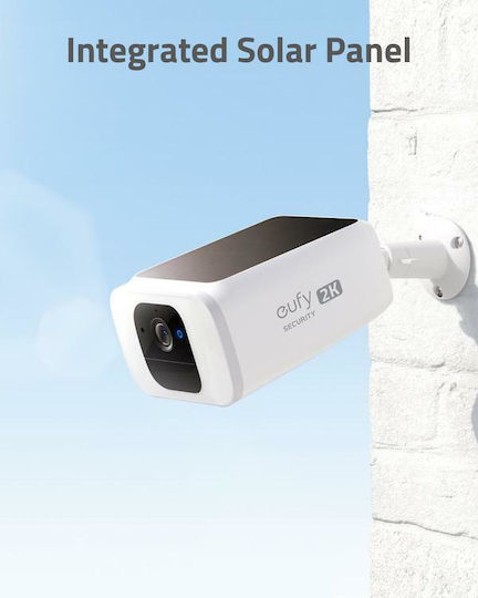 Eufy SoloCam S40 IP Überwachungskamera Wi-Fi Full HD+ 4MP Wasserdicht Batteriebetrieben mit Zwei-Wege-Kommunikation Solar