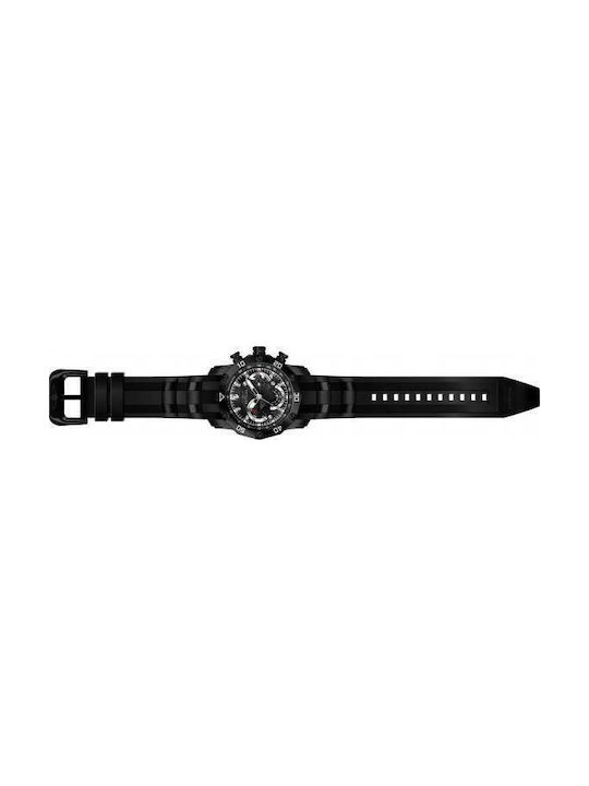 Invicta Pro Diver Uhr Chronograph Batterie mit Schwarz Kautschukarmband