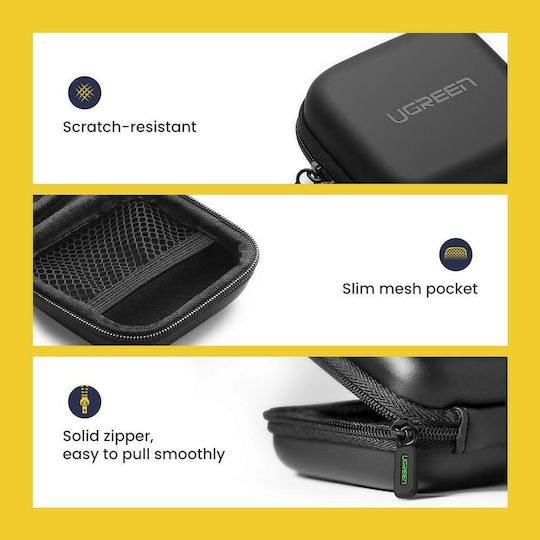 Ugreen Case Silicone with Hook in Black color for Apple AirPods 1 / AirPods 2