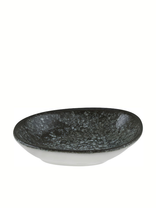 Bonna Cosmos Plate Soup made of Porcelain Black with Diameter 26cm