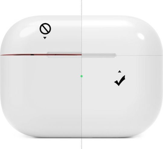 Ringke Dust Guard Αυτοκόλλητα σε Ροζ χρώμα για Apple AirPods Pro